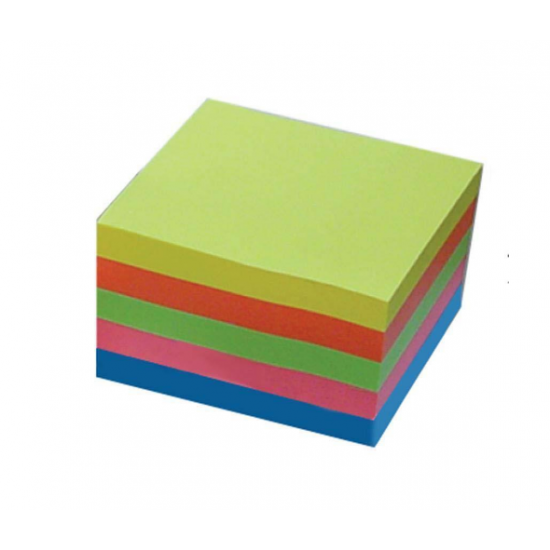 Αυτοκόλλητα χαρτάκια χρωματιστά 7,6x7.6εκ. 400φ.